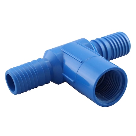 Apollo 3/4 in. x 3/4 in. x 1/2 in. Dual Threaded Combination or Reducing Insert Tee Fitting ABTCT341234